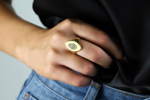 Anillo de mano de Fátima marquesa de plata para looks diarios y eventos boho chic 2
