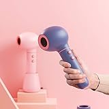 Ligero y portátil: secador de pelo compacto, fácil de transportar, alimentado por una batería de litio, muy adecuado para el almacenamiento en un espacio pequeño, viajes, natación, campamentos, actividades al aire libre, barbacoas, caminatas, pintura en seco en pruebas de pintura, etc.