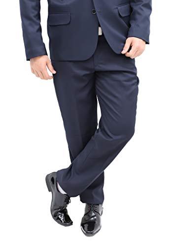 Terno Slim Italiano Azul Noite Clássico Microfibra (50/44)