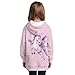 Uourmeti Purple Pegasus Long Hoodies Dress Girls Size 11-12 Fashion Plus Size Sweatshirt Basic Long Sleeve Shirts Lightweight Round Neck Sweater Fall Outfits Indoor Sportwear Clothes
