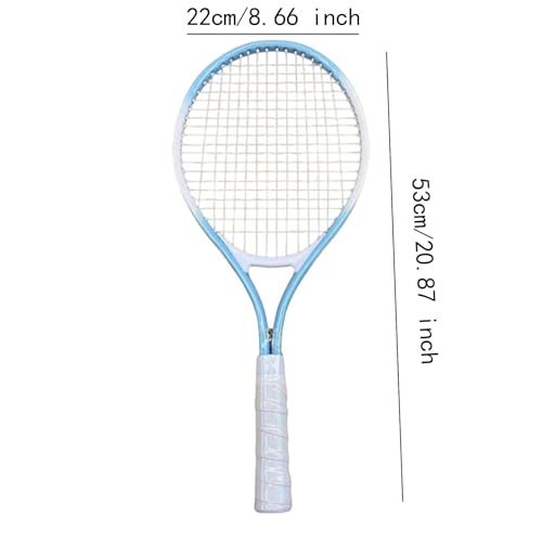 Raqueta de tenis predolo con grip cómodo y cuerdas de nylon miniatura 3