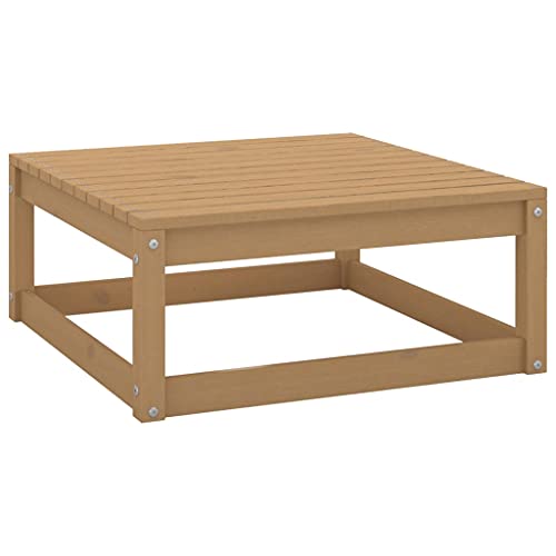 vidaXL Massivholz Kiefer Gartenmöbel 10-TLG. Mittelsofa Ecksofa Tisch Fußhocker Lounge Sofa Garten Garnitur Gartensofa… – Bild 8