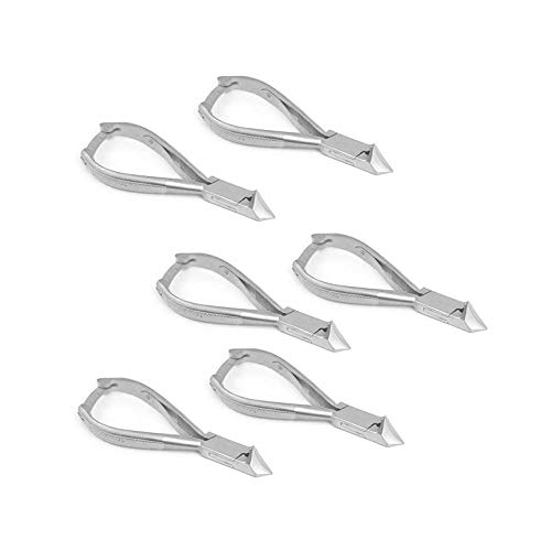 PRECISE CANADA: Set of 6 Moon Shape TOENAIL Clipper Cutter Chiropody Podiatry Instrument
