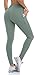 Produktbild Anwell Sport Leggings Damen High Waist Leggings Sport Damen Sportleggings Damen Blickdicht Helllgrün L
