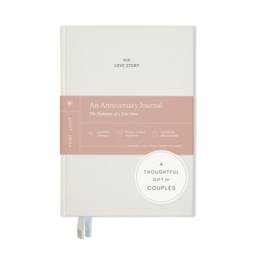 Anniversary Journal for Couples Our Love Story Keepsake Book Engagement & Anniversary Couples Gift for Men & Women Wedding Memory Scrapbook Great Gift Idea for Her