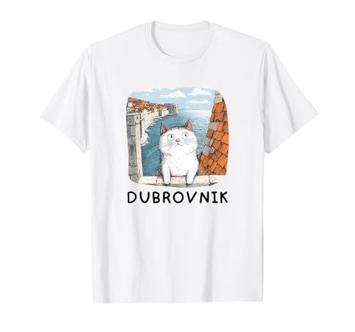 Dubrovnik Croatia Cat/Dubrovnik T-Shirt