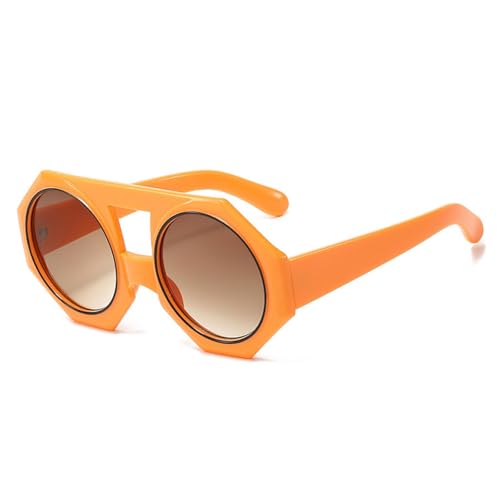Lunettes de soleil polygonales rétro pour terrasses d'été et conduite