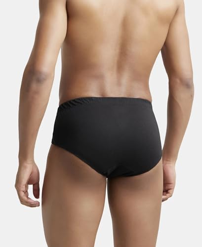 Image of Jockey 8035 Men Super Combed Cotton Solid Brief with Ultrasoft Concealed Waistband (Pack of 2)