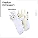 Football Goalie Gloves, Finger Protection, Superior Grip, Impact Absorption, Blue White