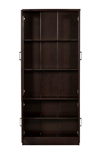 Image of DeckUp Versa Engineered Wood Book Shelf and Display Unit (Dark Wenge, Matte Finish)