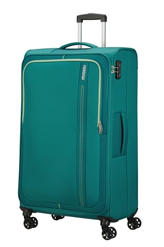 American Tourister Buscador de mar - Spinner XL, Maleta, 80 cm, 92.5 L, Green (Bayou Green)