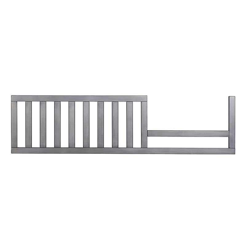 Image of Toddler Bed Safety Guard Rail for Evolur Baby Convertible Cribs - Solid Wood Rail for Convertible Crib to Toddler Bed Conversion - Safety Bed Rail for Children (Imperial Grey, Model 811)