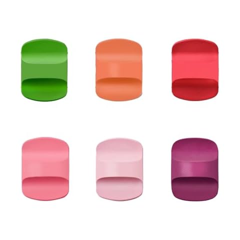 SOEOR Magslider 6 Pack Replacement for YETI Magnetic Lids (Pink Harbor, Ice Pink, Bimini Pink, Canopy Green, King Crab, High Desert Clay) Cover