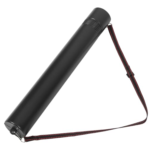Beatifufu Tubo Telescópico Plástico Extensible para Almacenamiento y Transporte de Planos Pósteres y Artísticas con Correa Ajustable y Diseño Retráctil