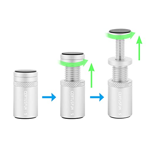 Certusfun Gpu Support Bracket, Video Graphics Card Sag Holder, All-Aluminum Gpu Stand Brace (S (31Mm-55Mm), Silver) #TOP2