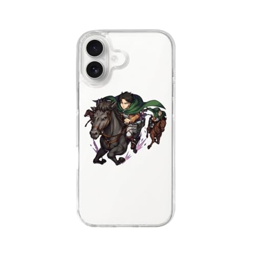iPhone17用ケース 進撃の巨人 リヴァイ アイフォン17用ケース スマホケース 透明 TPU 2025年新型 おしゃれ アニメ 携帯カバー 薄型 軽量 衝撃吸収 ワイヤレス充電対応