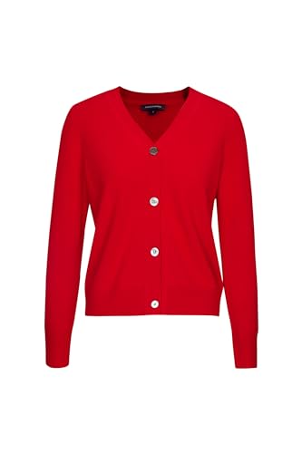 Image of EURKEA Women's V Neck 100% Cashmere Cardigan Sweater, Pullover Winter Top for Women, Gifts Ready