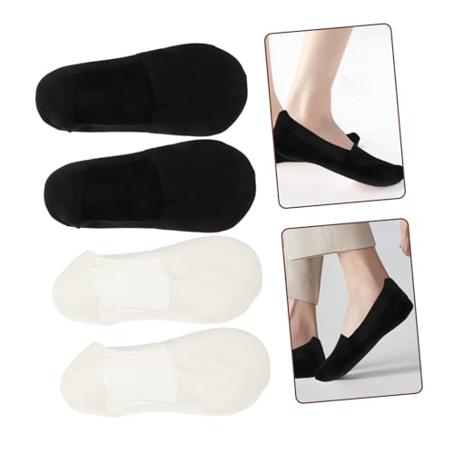 6 Pairs Low Cut Breathable Summer Liner Socks for Men Towel Bottom Non-Slip Casual Socks2