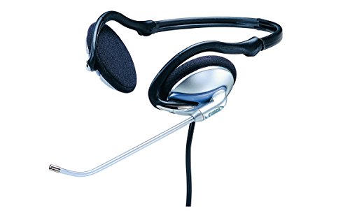 G&BL MHB 2588 - Auriculares de contorno de cuello, plateado