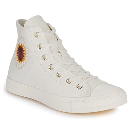 Converse Chuck Taylor All Star Festival Crochet Trainers Women's White Trainers High Shoes, white, 5.5