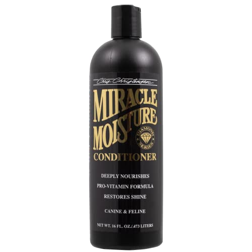 Chris Christensen Diamond Series Miracle Moisture Dog Conditioner, Groom Like A Professional, Pro-Vitamin Formula, Provides Maximum Moisture, Use On Both Dogs And Cats, Made In Usa, 16 Oz #TOP6