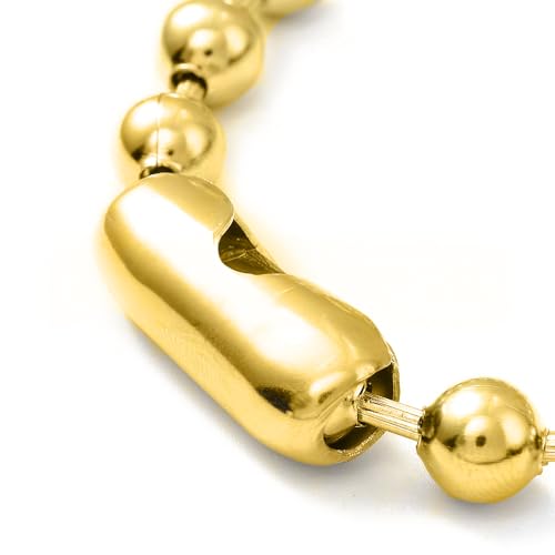 Image of LZD 6-10 inch Stainless Steel Ball Chain Beads Bracelet Silver Gold Multicolor 2 /4 /6 /8 /10mm Bead P274