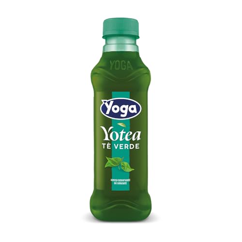 Yotea Thè Verde Freddo Confezione da 12 Bottiglie PET da 500ml | Antiossidante Senza Coloranti Né Conservanti | Senza Glutine