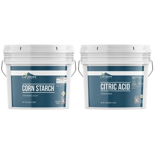 Earthborn Elements Citric Acid and Corn Starch 2-Gallon Bundle