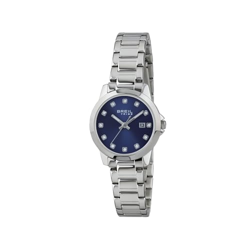 Breil Orologio DONNA CLASSIC ELEGANCE quadrante MONO-COLORE BLU movimento SOLO TEMPO - 3 LANCETTE QUARZO e BRACCIALE ACCIAIO ARGENTO EW0409