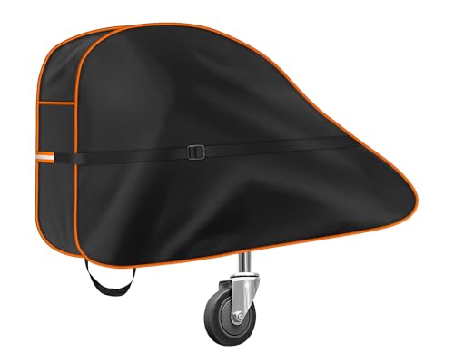 Rimwig Tow Hitch Cover Waterproof Universal Caravan Hitch Cover with metal buckle strap 95x16x65cm Drawbar Trailer Protector Cover Caravan Accessories for Caravans and Trailers black