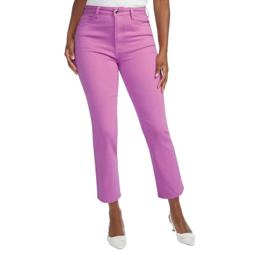 Masseys High-Rise Colored Straight Leg Jean