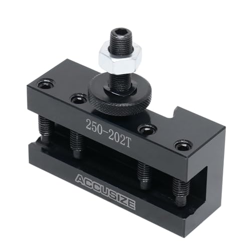 Image of Accusize Industrial Tools Style BXA Boring, Turning & Facing Holder, for 5 /8'' Turning Tools, Quick Change Tool Holder, Style 2, 6 Pc Set, 0250-0202x6