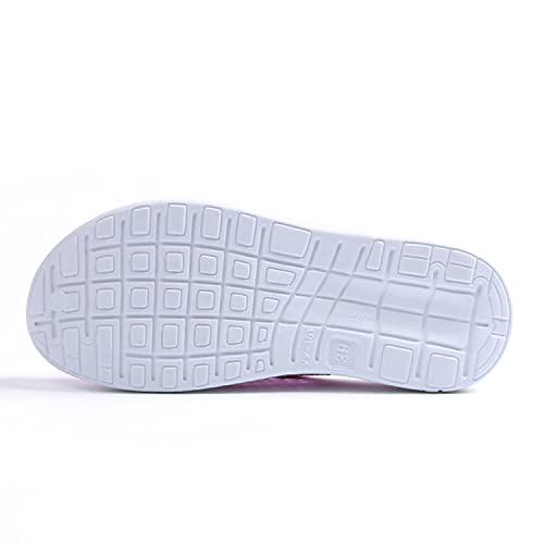 Unisex Women's Garden Clogs Shoes Casual Slippers Quick Drying Anti-Slip Pool Beach Sandals Indoor Outdoor Purple 40 #TOP4