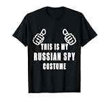 this is my Russian spy costume funny Halloween spy costume T-Shirt