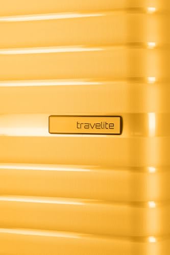 Travelite 4-Rad Hartschalenkoffer mittelgroß 67 Liter, Gepäck Serie TRIENT: Hartschalen Trolley mit TSA Kombinationsschloss, 66 cm