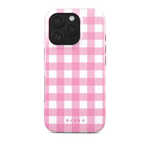 BURGA Unisex Phone Case for iPhone 16 ProMax – Dual-Layer Hybrid Design with Shock-Absorbing TPU & Durable Exterior, Scratch-Resistant Finish and Raised Bezel Edge for Screen Protection & Daily Use