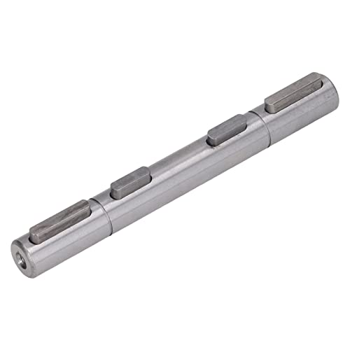 Worm Reducer Double Output Shaft 18mm Diameter 164mm Length Large Bearing Capacity Low Noise High Hardness Accurate Size Premium Alloy Steel Material for Stepper Motor