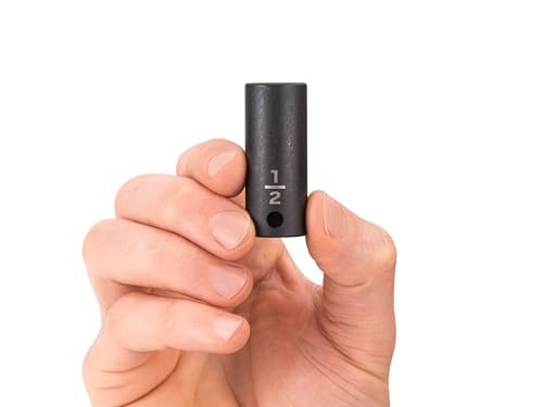 Image of TEKTON 3 /8 Inch Drive x 1 /2 Inch Semi-Deep 6-Point Impact Socket | SID14013