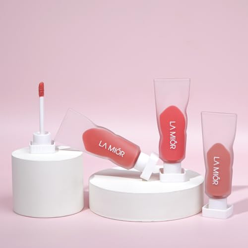 Image of LA MIOR Brunch Date Whipped Velvet Liquid Lipstick: Matte, Transfer-Proof, 12+ Hour Wear | Hydrating, Blurring Full Coverage, Lightweight | Enriched with Avocado & Jojoba Oil | Vegan | Pack of 3 - 15 ml Each