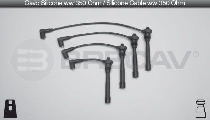 06.591 Kit cavi candele Compatibilità con FIAT PUNTO 176 PUNTO Cabriolet 176C, LANCIA Y 840A