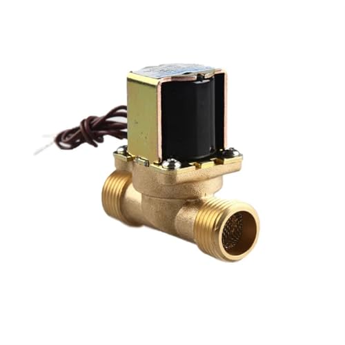 Électrovanne électrique en laiton 3/4 220V AC normalement fermée pour eau - 2