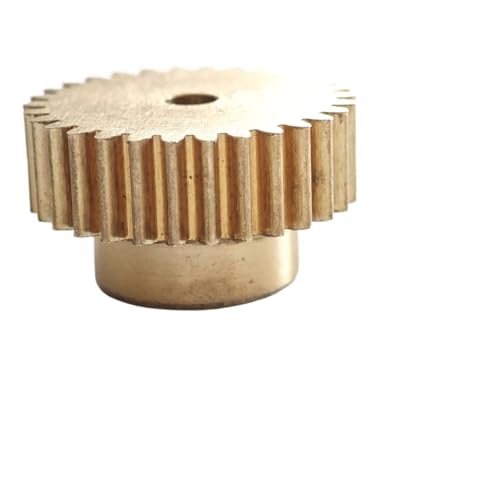 Engrenage droit 0.5 Module 75 dents cylindrique en cuivre pour pignon robotique