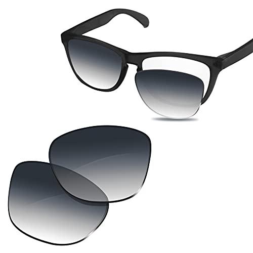 Image of 100% Precise-Fit Replacement Sunglass Lenses Compatible with Oakley Frogskins OO9013 55mm