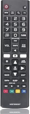 New Universal Remote Control for LG Smart TVs – Compatible with LCD, LED, OLED, UHD, HDTV, Plasma, 4K, and WebOS Models (AKB75095307, AKB75375604, AKB75675304, AKB74915305, AKB76037601, etc.)