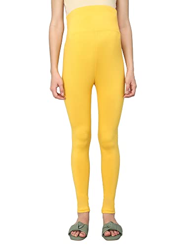 ZELENA Women’s Comfortable Maternity wear Pregnancy Belly Leggings with Adjustable Elastic Waist