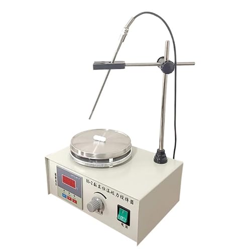 Agitador Magnetico, Mezclador agitador magnético de laboratorio 85-2 con placa calefactora y pantalla digital, 2200 rpm, máquina agitadora ajustable para pintura, agitador de laboratorio