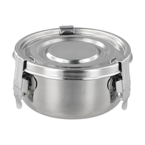 Caja de picnic de acero inoxidable contenedor a prueba de fugas para comidas frescas (10 cm)