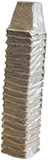 Kingston Tools Square Fibre Pots 6cm Gardening Pot  Peat-Free Biodegradable Wood Pulp  Ideal for Seeds, Seedlings and Cutting  Available in 20-Pack and 80-Pack (20-Pack)