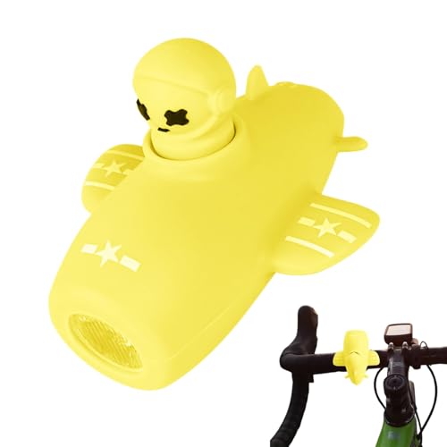 Buzina de guiador, luz de bicicleta com buzina | Buzina de ciclismo recarregável USB - Buzina de ar