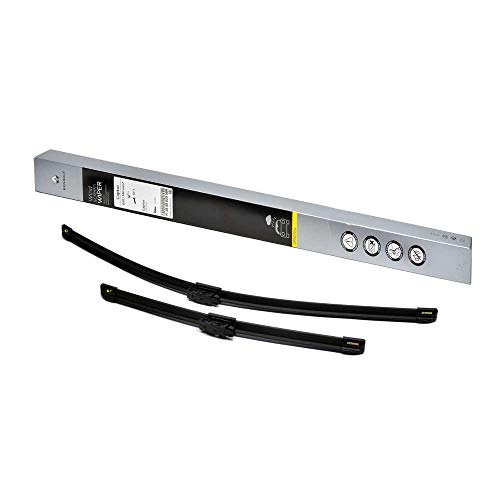 ALCA SUPER FLAT Spazzole Tergicristallo 2628 [PEUG307] Set Da 2, 650mm E 700mm, Tecnologia Nano Graphite